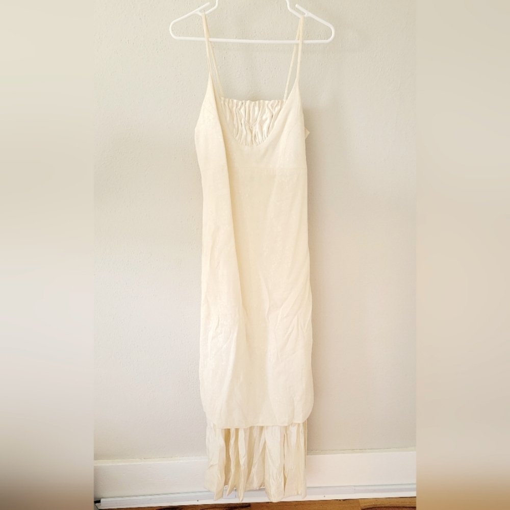 Hemp Satin and Gemp Silk Wedding Dress